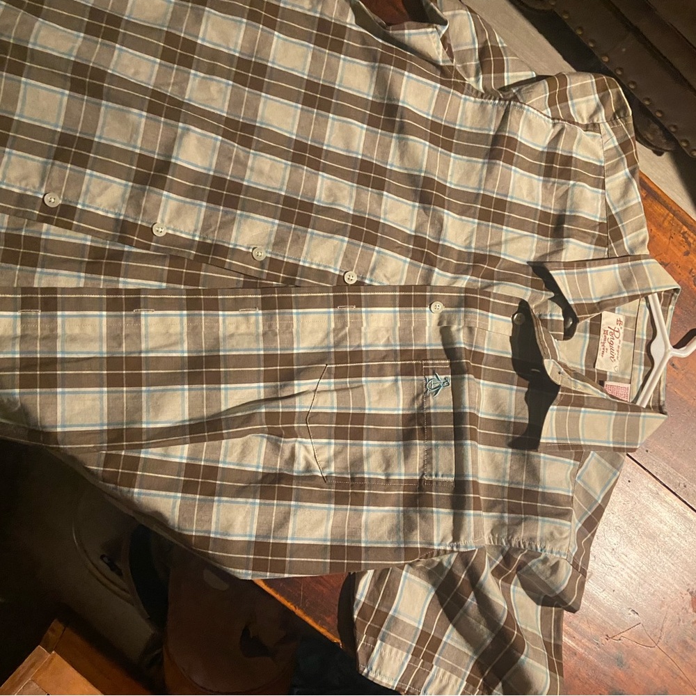 Men’s ss button down casual shirt